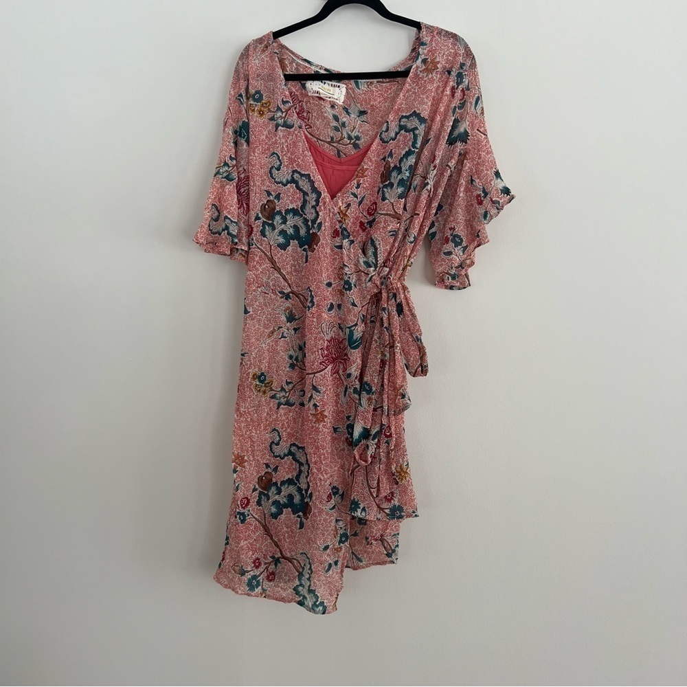 Anthropologie Maeve Adelaide Wrap Dress Small Petite NWOT JB - Picture 8 of 9